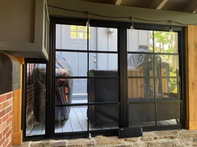 4-Track Vinyl Porch Enclosure